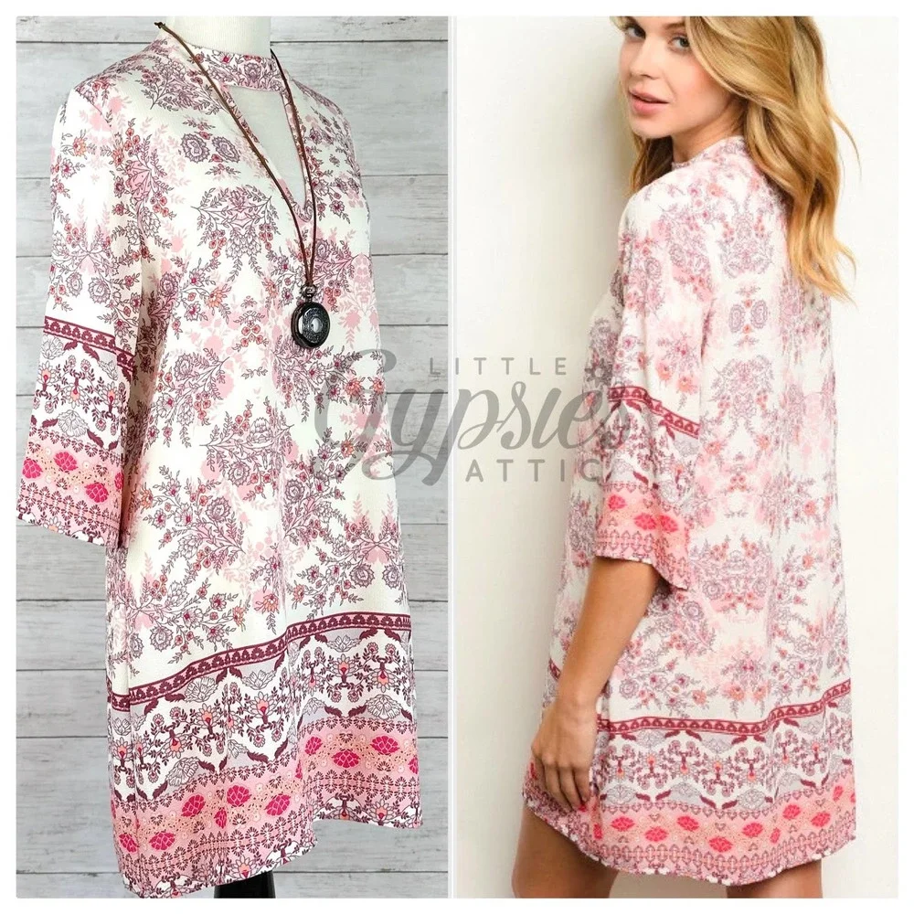 India Boho Lounge Comfy Tunic - Picture 1 of 8